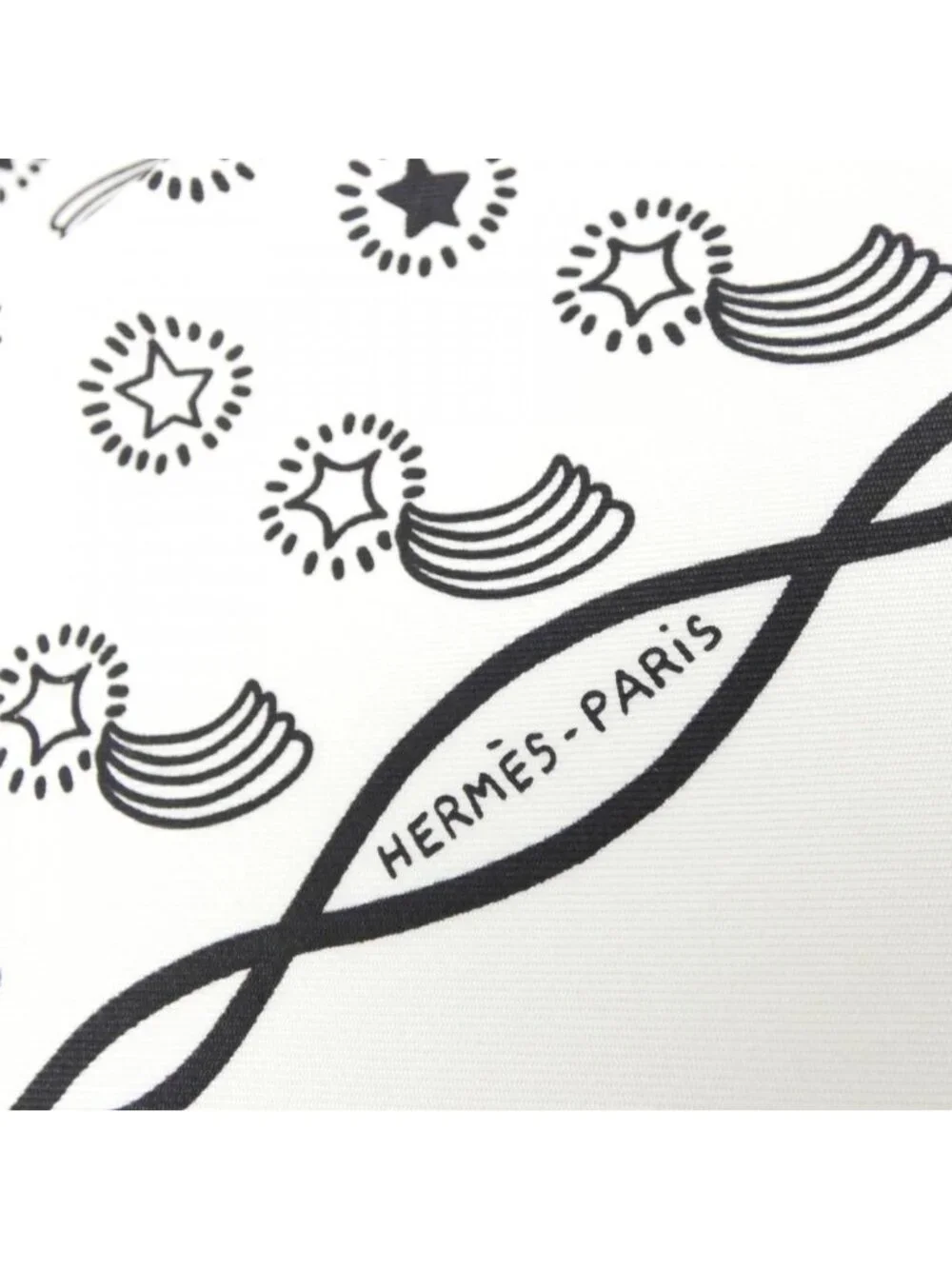 ★SOLD★ Hermes Bandana Scarf White - Picture 2 of 3